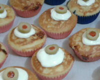 Cupcakes salgados da Aline