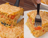 Delícia SEM TRIGO, fácil e rápido: torta de frango saudável com massa de tapioca é a receita pra incluir no cardápio da semana