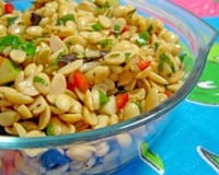 Salada de soja em grão