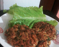 Hambúrguer de soja delicioso - vegetariano