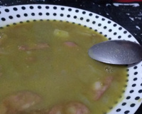Sopa de Ervilha com Calabresa