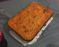 Arroz de forno com frango cremoso
