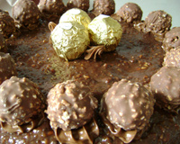 Bolo de Ferrero Rocher