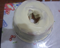 Bolo com gelatina de limão