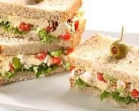 Sanduíches de Frango com Philadelphia