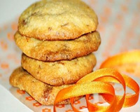 Cookies de baunilha e chocolate