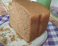 Pão integral na máquina de pão