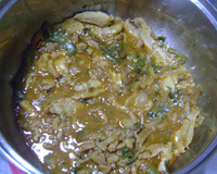 Peixe ao molho de camarão