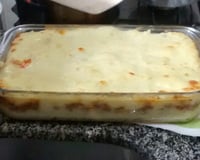 Bolo de batata com carne moída