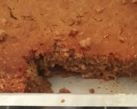 Bolo integral com iogurte e banana