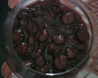 Doce de banana em calda