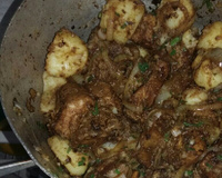 Costelinha suína com batatas