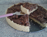 Torta cremosa de chocolate