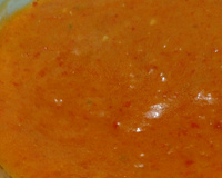 Bruschetta de pimentão vermelho