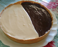Torta de limão e chocolate