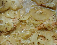 Salmão ao alho e óleo