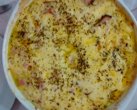 Batata a portuguesa gratinada