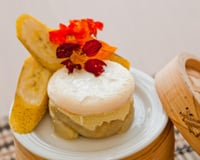 Doce de banana com creme