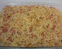 Arroz de forno com linguiça