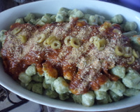 Nhoque verde (de verdura)