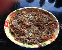 Salada de umbigo de banana