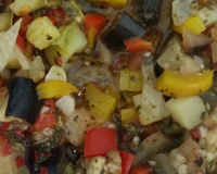 Antepasto de Berinjela de Micro-ondas