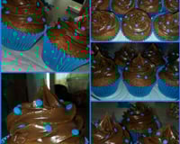 Cupcake de chocolate
