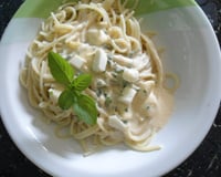 Molho branco com azeite de oliva