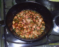 Angu de linguiça do Sergio