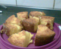 Bolo cremoso de fubá