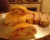 Rocambole salgado da tia Maria