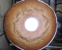 Bolo de banana de liquidificador