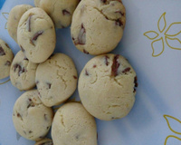 Cookies com pedaços de chocolate