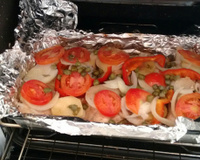 Filé de peixe ao forno arrumadinho