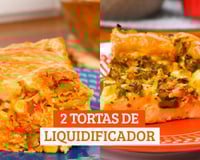 Torta salgada de liquidificador