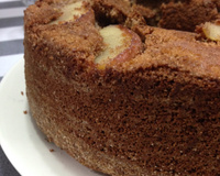 Bolo de Maçã Integral com Aveia e Passas