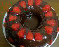 Bolo de chocolate cremoso