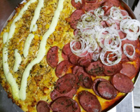 Pizza rápida de sardinha