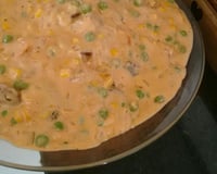 Macarrão com requeijão