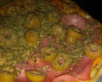 Pizza fáci e rápida de crepioca