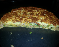 Quiche especial de legumes e bacon