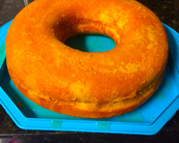 Bolo de laranja com casca fácil