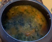 Sopa de mandioquinha com frango