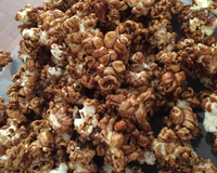 Pipoca doce, cacau e canela