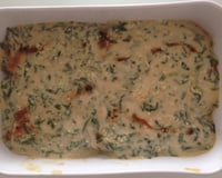 Peito de frango com molho de espinafre