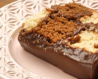 Bolo xadrez com brigadeiro