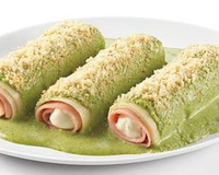 Canelones Recheados com Molho de Espinafre