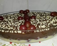 Bombom de uva na travessa