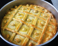 Torta de palmito com massa podre