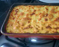 Frango desfiado ao creme de milho